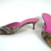 DOLCE & GABBANA Multicolor Kitten Heel Mules 36.5