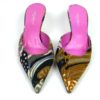DOLCE & GABBANA Multicolor Kitten Heel Mules 36.5 - Image 4