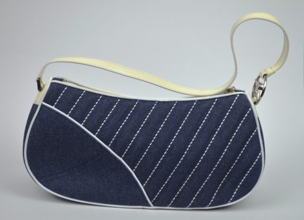 CHRISTIAN DIOR Montaigne 1947 Denim Bag - Image 7