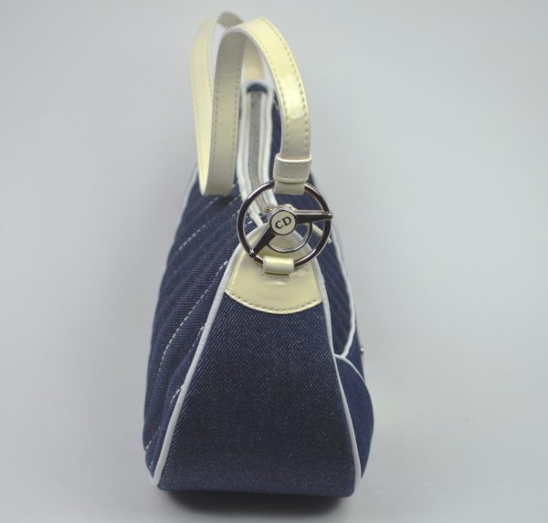 CHRISTIAN DIOR Montaigne 1947 Denim Bag - Image 6