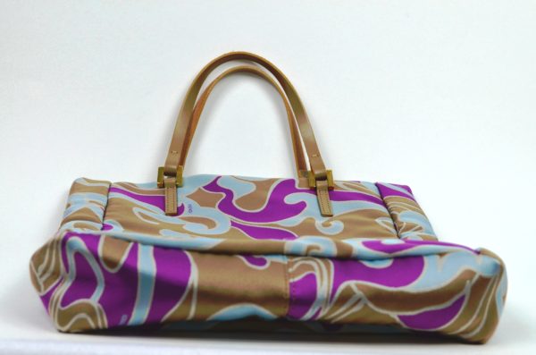 FENDI Printed Jacquard Multicolor Tote Bag - Image 5